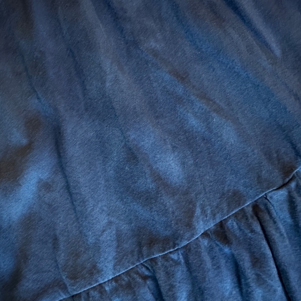 SUNDRY for Evereve Blue Tiered Racerback Long Maxi Dress 0(XS/S). CB2144 - Picture 4 of 6